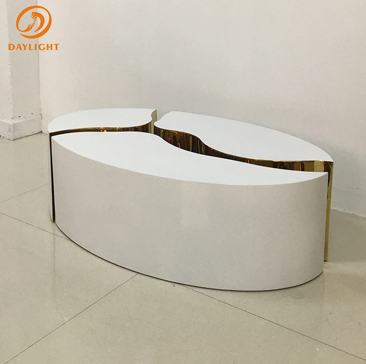 foshan factory custom brand designs luxury modern coffee wooden black table