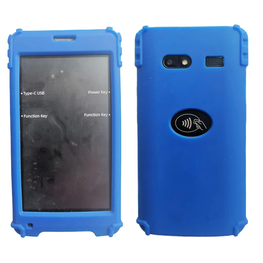 Силиконовый чехол с защитой экрана для Sunmi P2 mini mobile pos machine