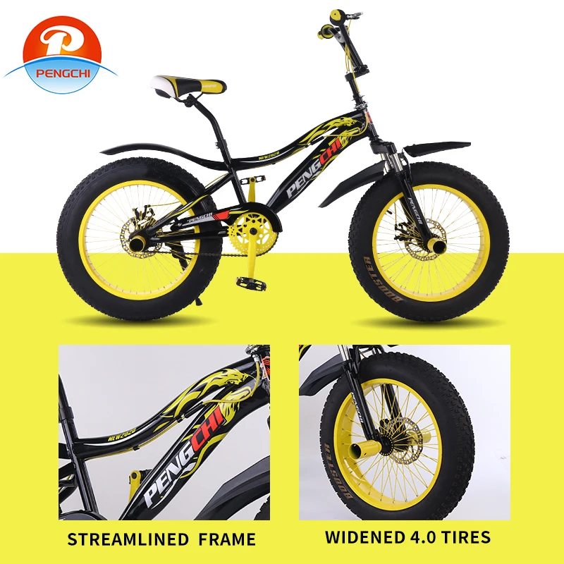 Manufacturers Hot Selling Snow Bike Fat Tire Bicycle High Carbon Steel Frame Wide Tire Other Bicycles Model 20 Bike