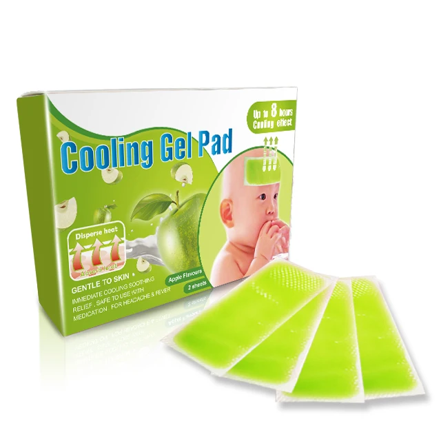 Health Care Supplies Medical Kids Fever Cooling Gel Patches Pads, Children Cooling Gel Patch With Free Samples