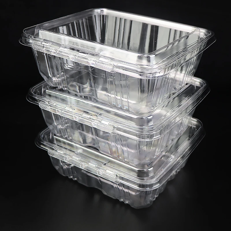 Custom Tamper Resistant Proof Safety Anti Theft Tamper Evident Plastic Food Containers With Locks For Dried Fruit Packing Box