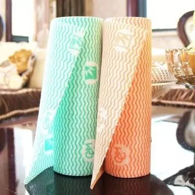 Kitchen lazy disposable rag absorbent household kitchen lint-free oil easy cleaning wet and dry dish towel