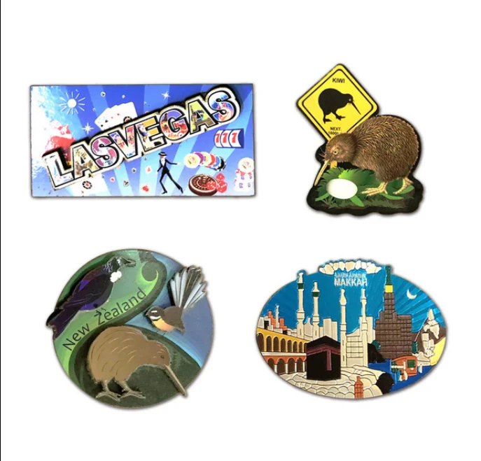 3D Car Magnet Barcelona Pvc Fridge Magnet Resin Fridge Magnet