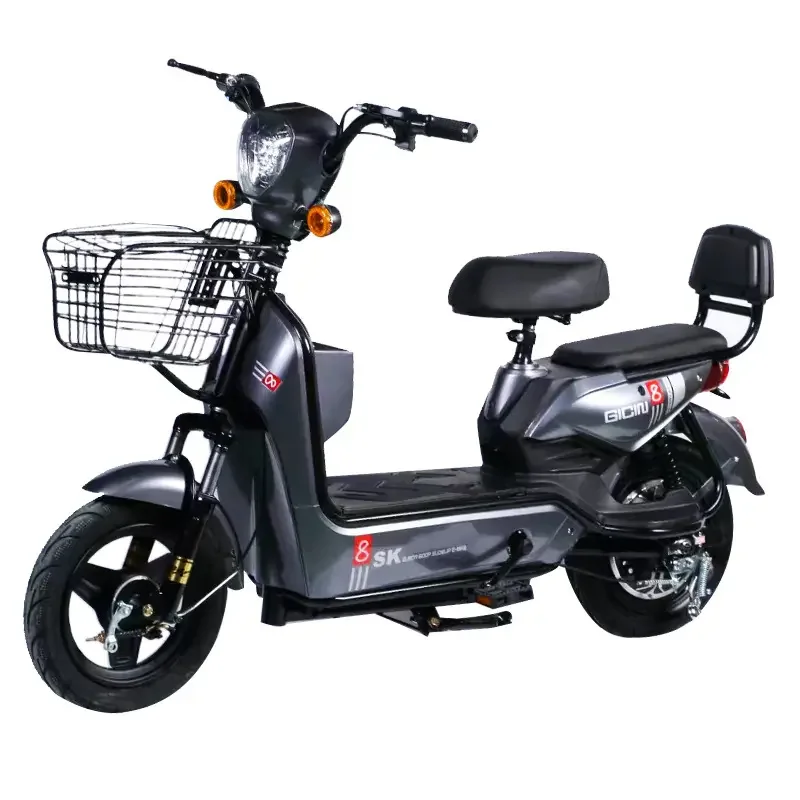 Cheap lead acid battery  Low Price Strong  rear hub motor fat tire E Bike for ladies 48V 350W/ 500W cheap electric bike for sale