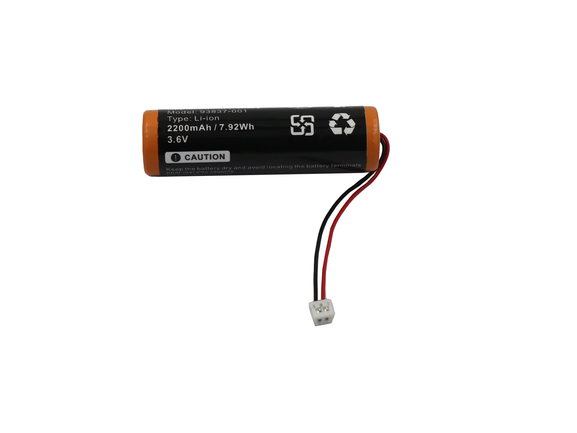Orange 3.6v 2200mah 7.92wh Li-ion Battery For Wahl Cordless Shaver