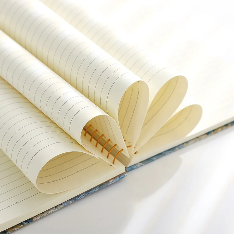 Promotion 300 Page Thick Custom Hardcover B5 Spiral Bound Paper Libretas Notebook School Hardcover Journal