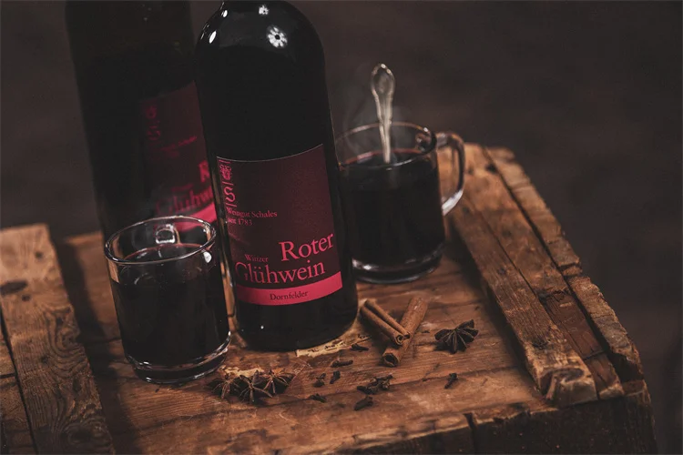 Качественное 2020 винтажное сладкое вино лучшего производителя Dornfelder Wine с вишневым ароматом глинтвейн для вечеринки сделанный в Германии