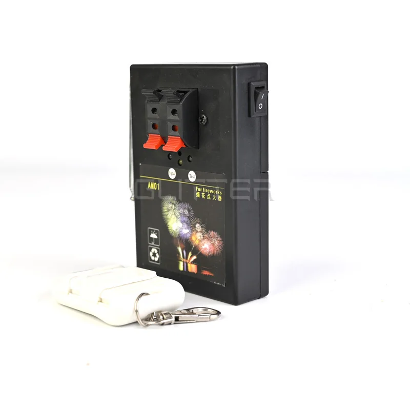 AM01R-2 Wholesale New Design Cold Pyro Fireworks Indoor Fountain Ignition Firing System 4 Cue Remote Control Fireworks Detonator