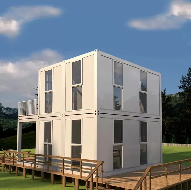 Customized container homes Prefabricated luxury Living Expandable Container House tiny house with toilet build pre fab