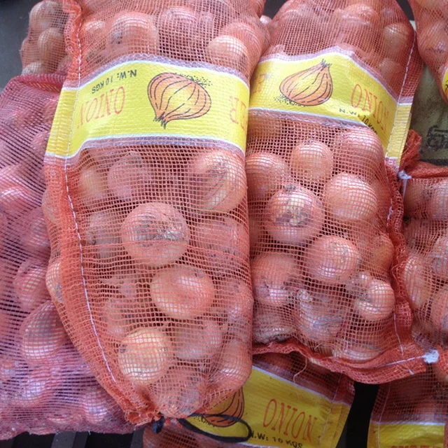 Fresh vegetables Holland onions from China  fresh exporters in Mesh Bags