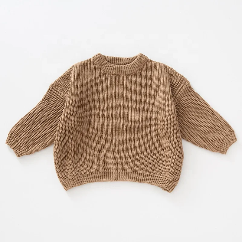 Personalized Newborn Infant Knitted Sweater Kids Knitting Pullover Toddler Fall Clothing Baby Boys Girls Knitting Clothes Baby G