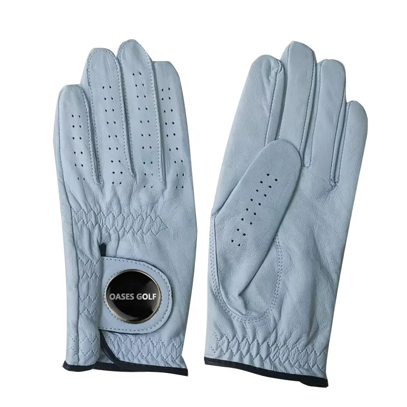 Quality Custom Color Leather Cabretta Golf Gloves for Women