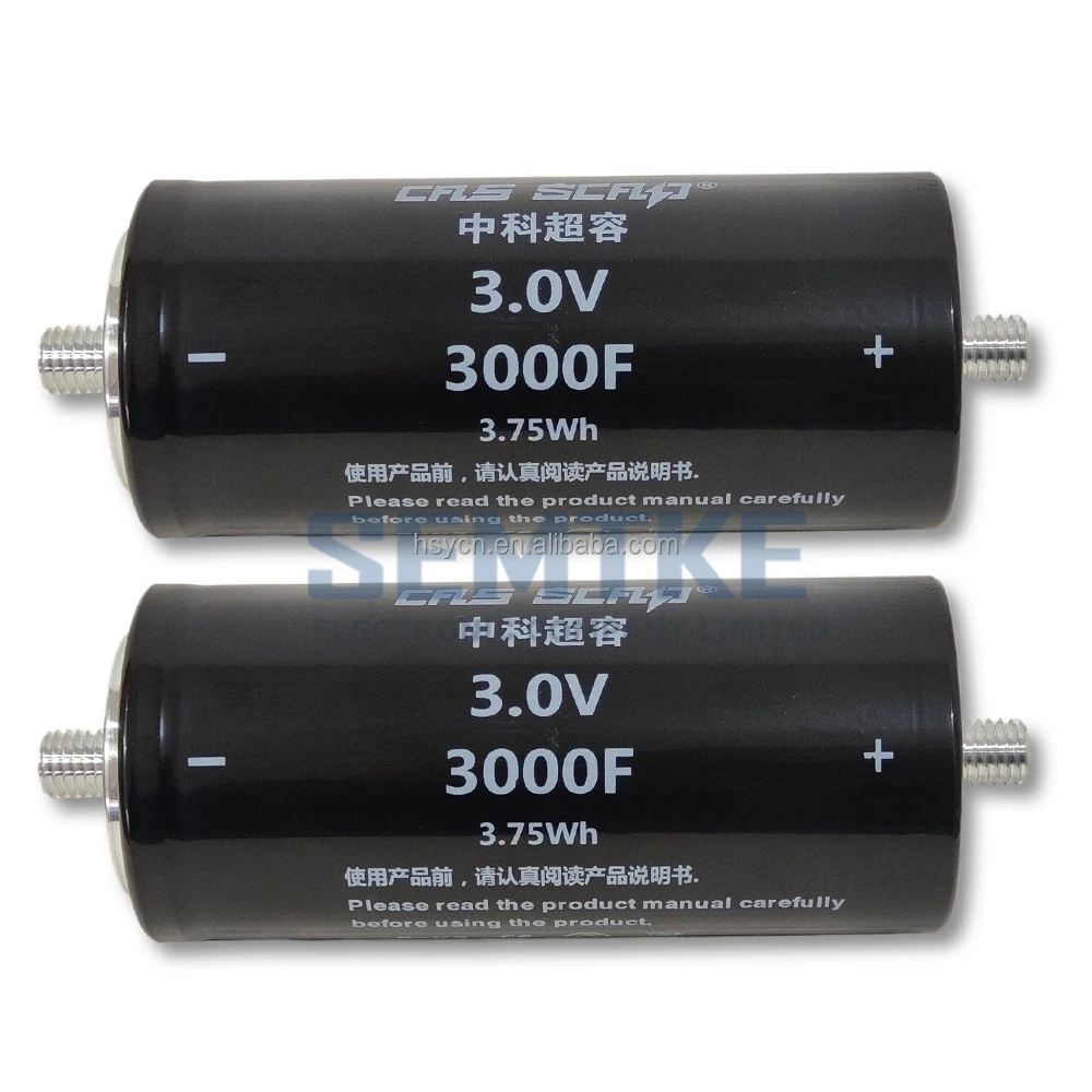 SCP3000C00002R7STA High Efficiency Storage King 2.7V high voltage emergency standby 3000F supercapacitor 2.7V 3000F 60.5*138