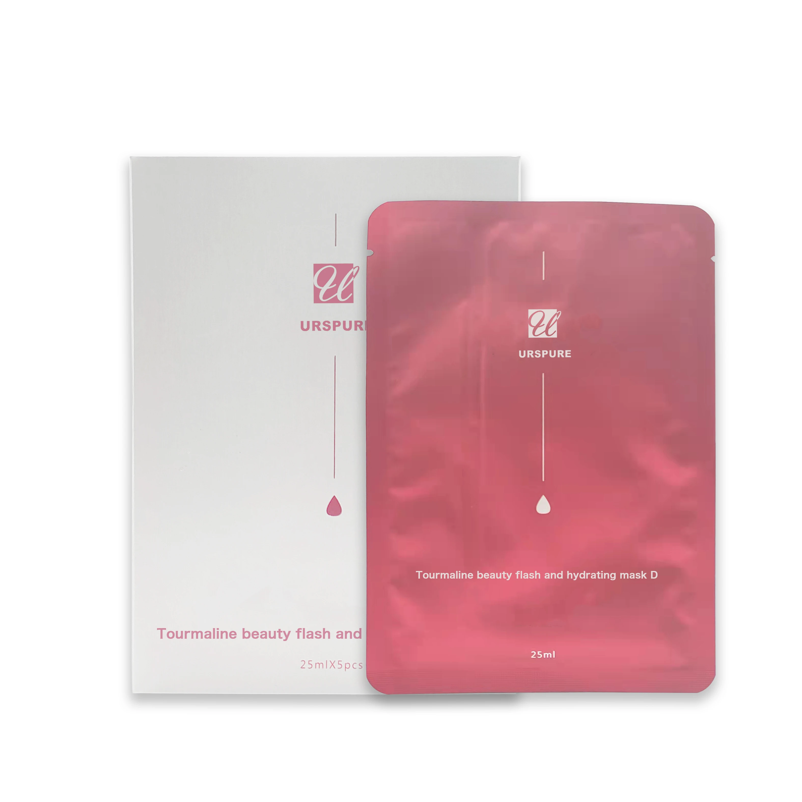 Skin Care 100% Cotton  tourmaline beauty flash and hydrating Moisturizing Facial Natural Beauty Face Mask