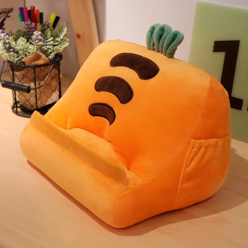 SUREWALHOME Fruit Shape Ipad Cushion Pillow Tablet Holder Tablet Cushion Stand Lazy Holder Stand Bed Sofa Soft Phone Pillow