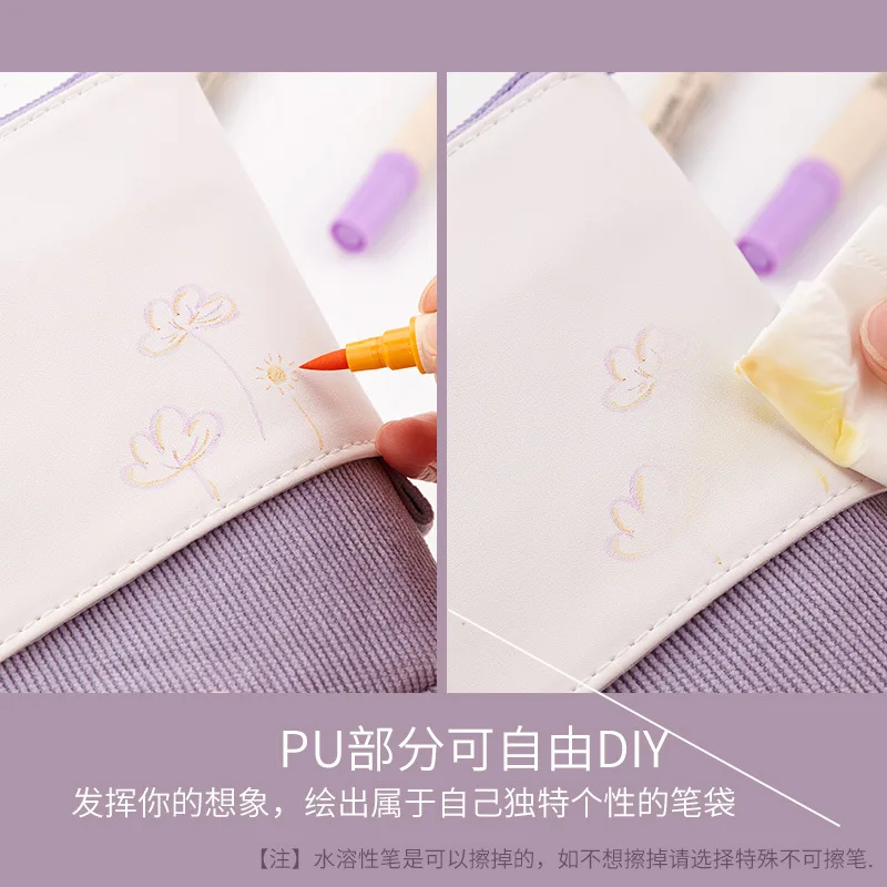 Оригинальный выдвижной пенал, кавайный пенал, канцелярский держатель для ручек