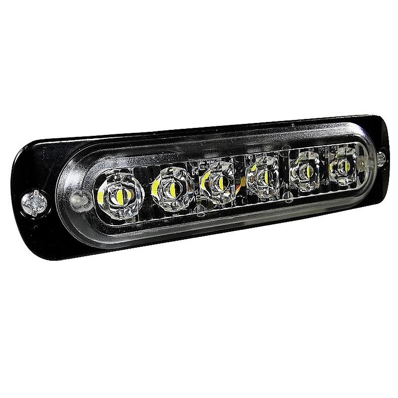 6LED Car Strobe Warning Light Grill Flashing Breakdown Emergency Light Car Truck Trailer Beacon Lamp LED Side Light