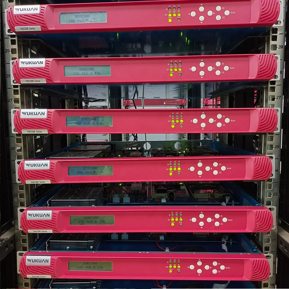 Digital TV Headend HEVC H.264 HD Satellite CI Descrambling IRD DVB S2 Professinal H265