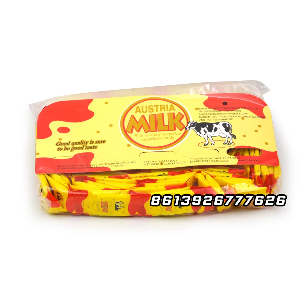 Оптовая продажа, австрийские жевательные мягкие сладости для молочного молока