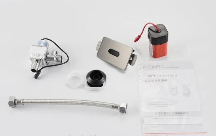 Cheap Touchless Bathroom Toilet Urinal Flusher Concealed Water Saving Sensor Replacement WC Accessory Ceramic Body Mounted