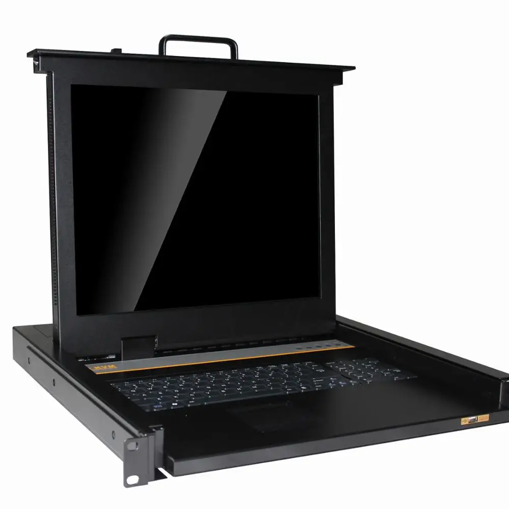 1U rackmounnt KVM переключатель 17-дюймовый светодиодный дисплей USB + PS2 локальной консоли VGA 1/4/8/16 портов kvm переключатель