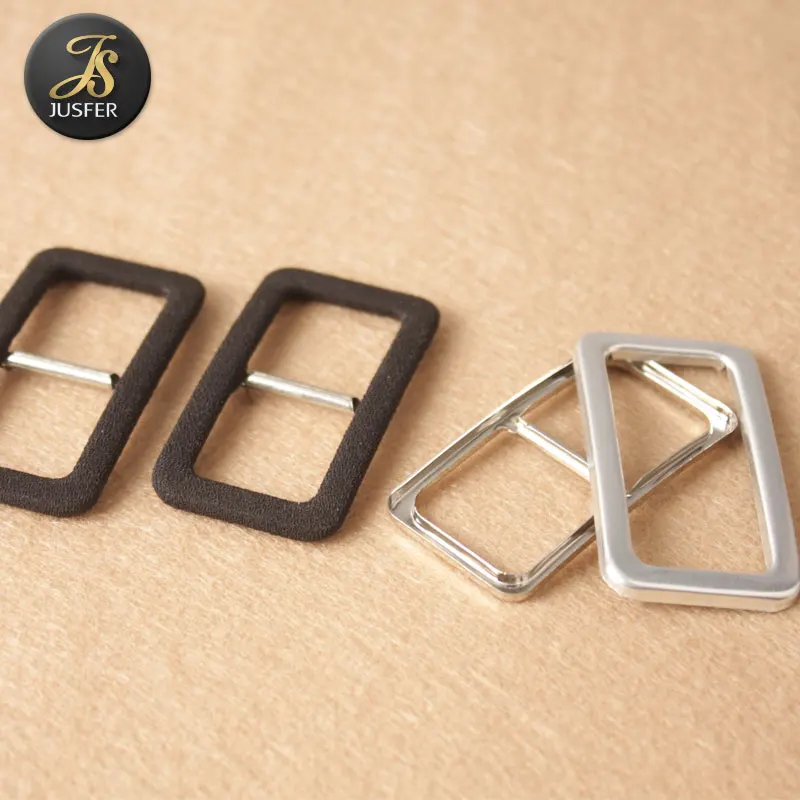Arch shape metal buckle cover buckle blank for belt and clothing