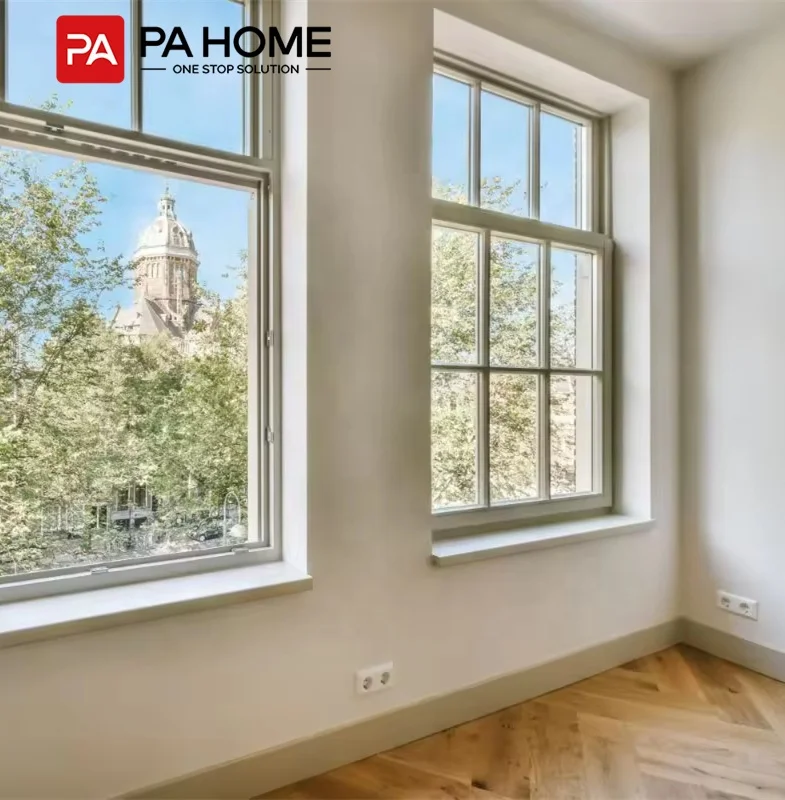 PA french energy efficient smart sash aluminum sliding glass window
