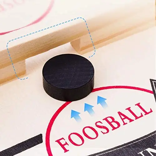 Large Sling Puck Game Foosball Winner Board Game Wooden Hockey Table Game