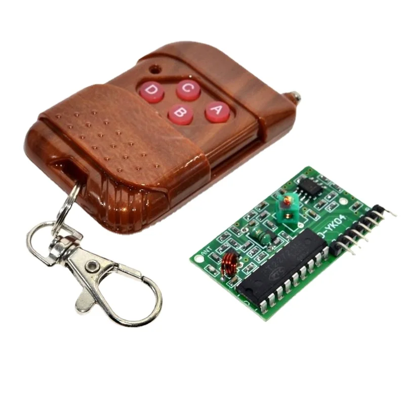 1set IC 2262/2272 4 CH 315Mhz Key Wireless Remote Control Kits Receiver module