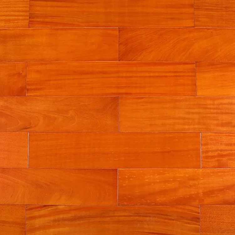 Factory Supply Natural color finished Asian small leaf acacia solid wood flooring