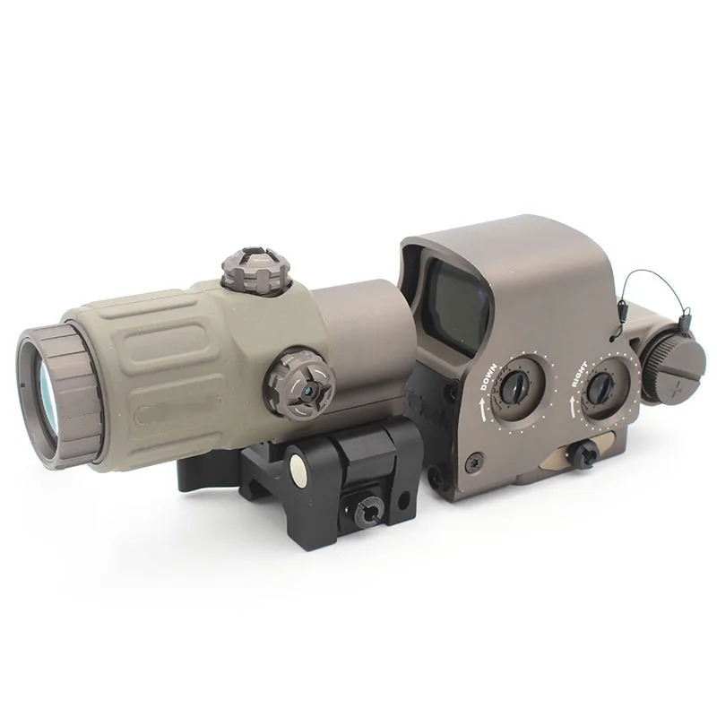 High Quality Specprecisoin 558 Red Dot Holographic Sight With G33 3X Magnifier Sight Scope Factory FDE Combo Mil Spec Markings