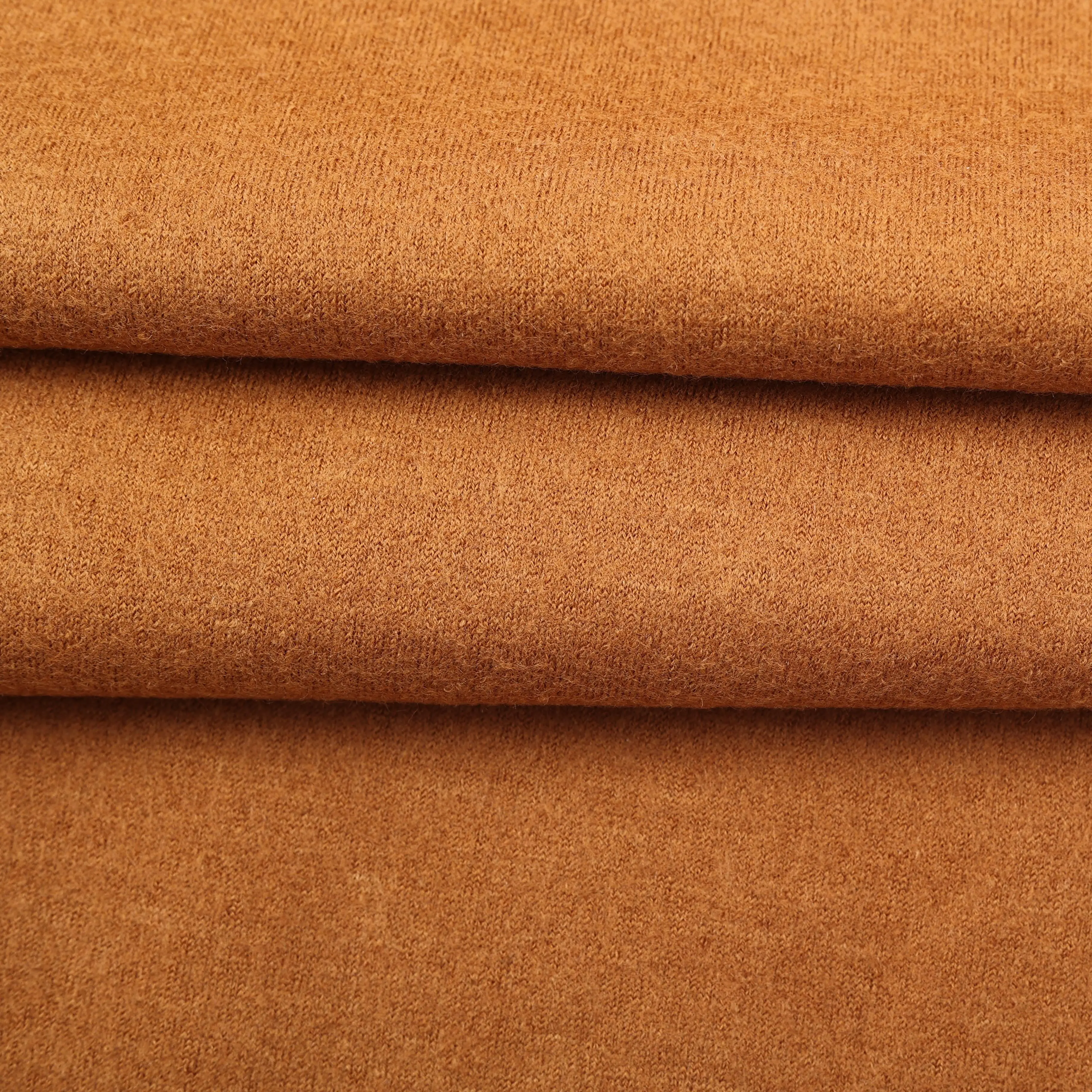Wholesale Custom Width 150cm Plain Dyed 100% Wool Fabric for Coat lightweight  Wool Fabric