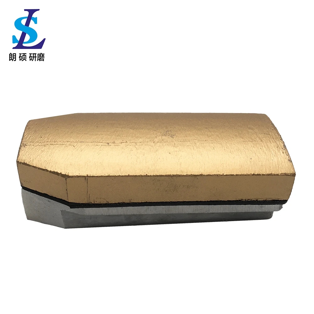 L140mm Diamond Abrasive Fickert Brick Sanding Block Frankfurt Metal Bond For Granite Grinding And Polishing