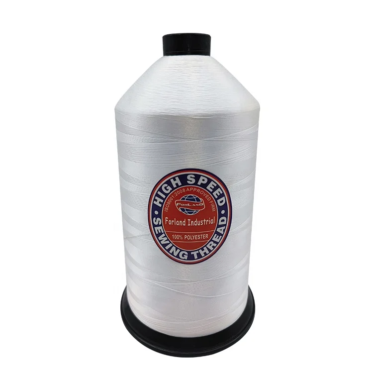 Wholesale leather use in polyester high tenacity filament yarn 150d thread polyester filament