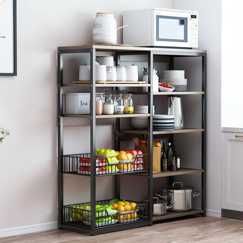 2023 hot sale microwave oven rack stand shelf shelving unit living room bathroom kitchen