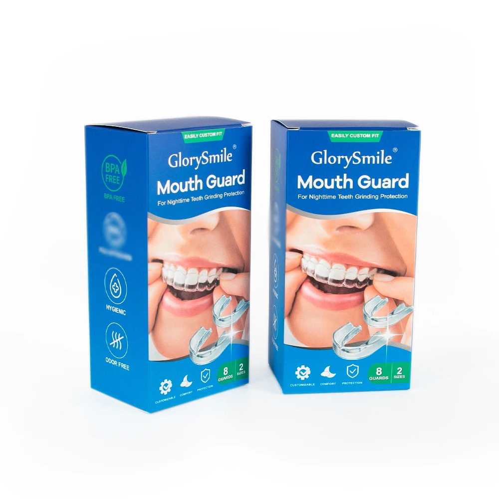 Custom Logo Night Dental Mouth Guard Custom Teeth Grinding Protection With Storage Case
