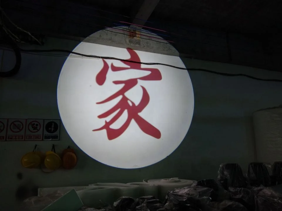 High power DMX 512 300w water proof 3 prism led logo gobo projector light