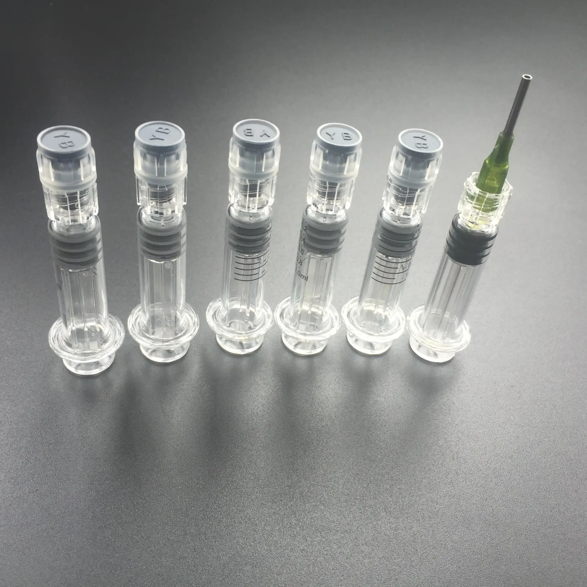 1 мл luer slip замок стеклянный шприц dab со шкалой измерения