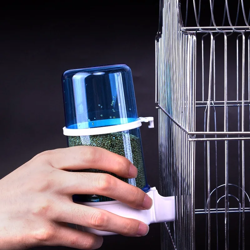 Wholesale Automatic Water Bird Cage Kettle Small Hanging Plastic Feeders Drinks Drinkers Feeder for Birds
