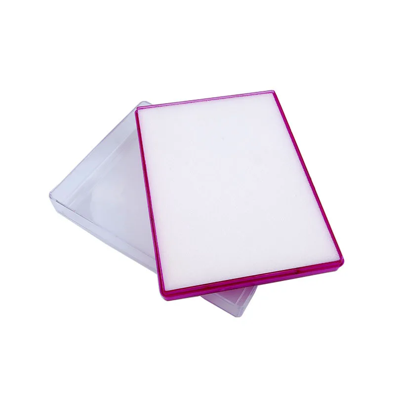 Transparent plastic box for Earring Cufflinks Pendant brooch key chain jewelry display storage