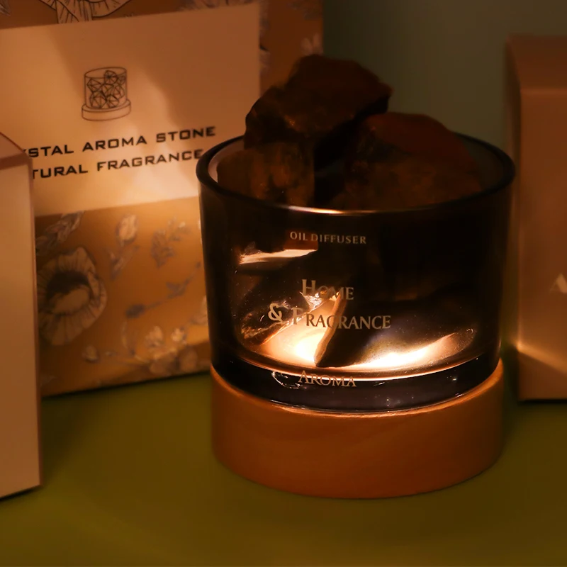 Диффузоры для ароматерапии с натуральным хрустальным камнем