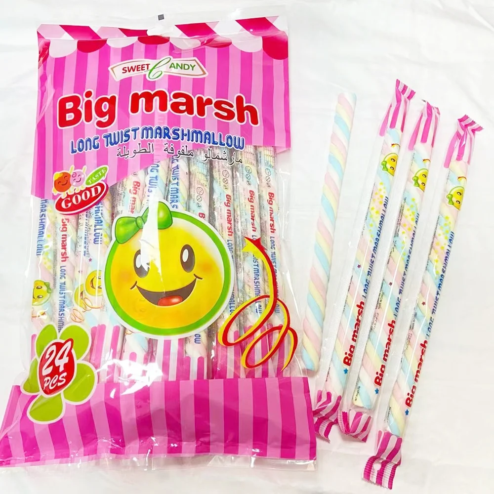 Halal Twist Fruity Marshmallow Sweets Candy factory