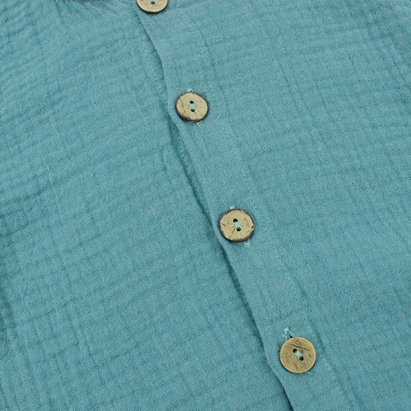 
Winter Warm Wholesale Muslin Cotton Long Sleeve Unisex Baby T-shirt 