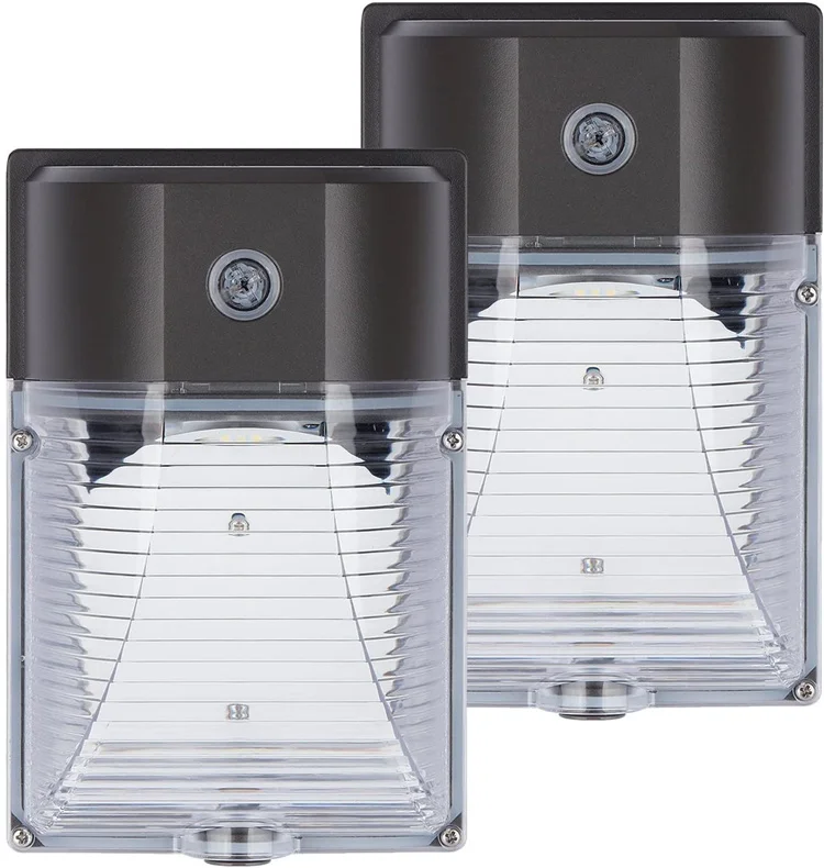 
DLC ETL mini 12w 13w 18w 26w Dusk-to-Dawn led security wall pack light ip65 LED outdoor lights 
