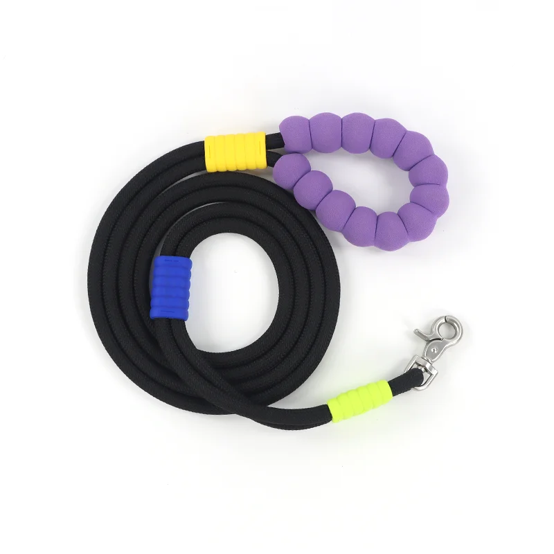 New Design Custom Luxury Rope Braided Climbing Rope Dog Leash Multiple Colors Jogging Leash Dog Lead Dog Rope Leash