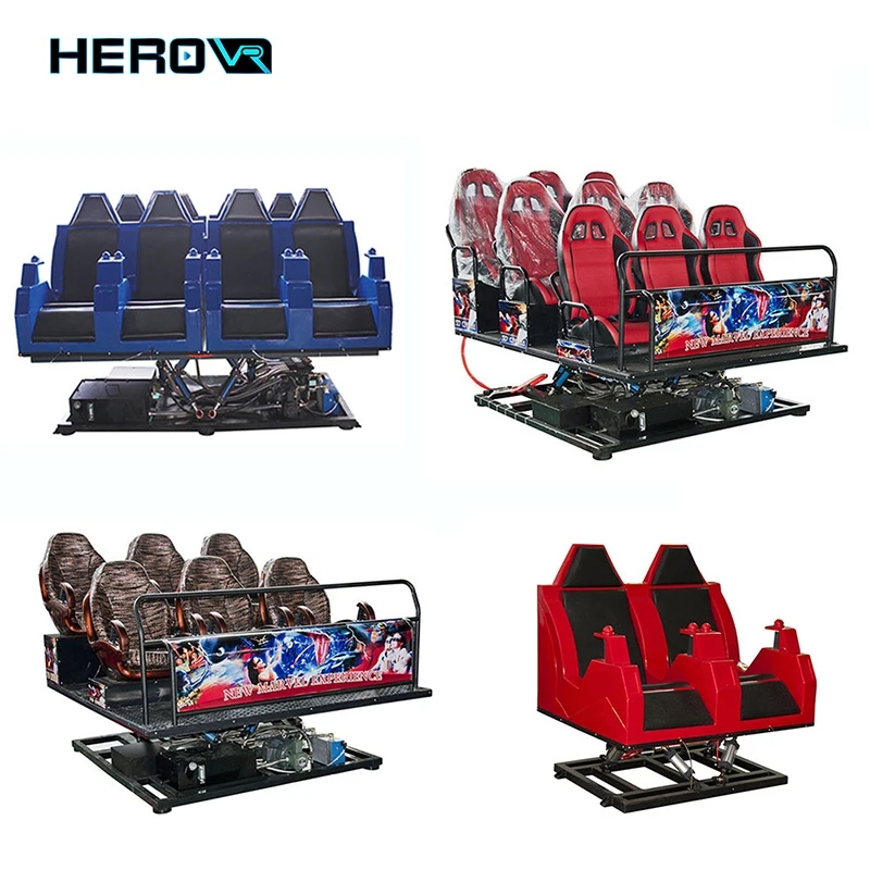 HEROVR Commercial Interactive 12D Motion Chair System 7D Equipment 6D Simulator Cinema