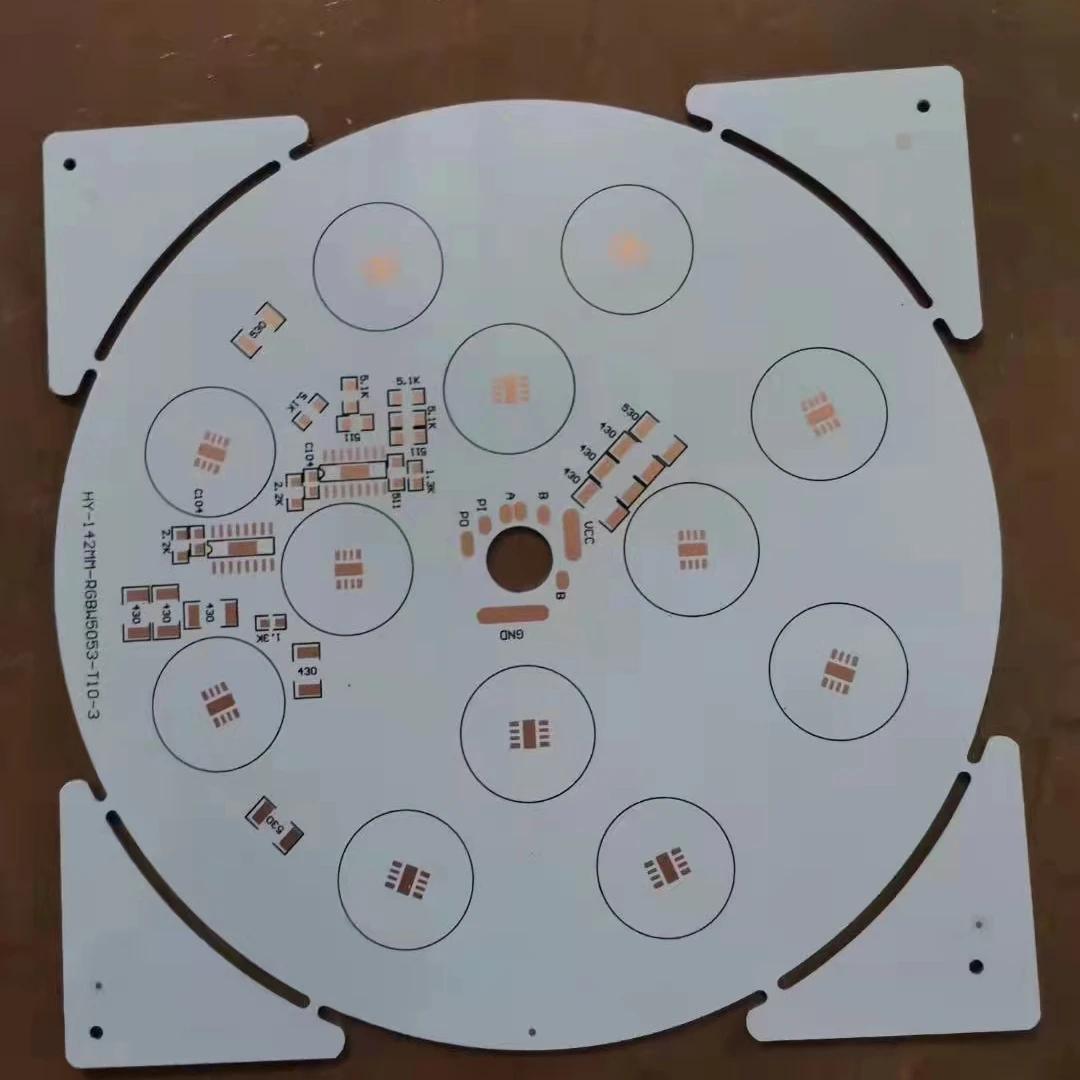 Single-sided lead-free tin-aluminum substrate pcb  Double-sided aluminum substrate   pcb  Solar white oil for aluminium substrat