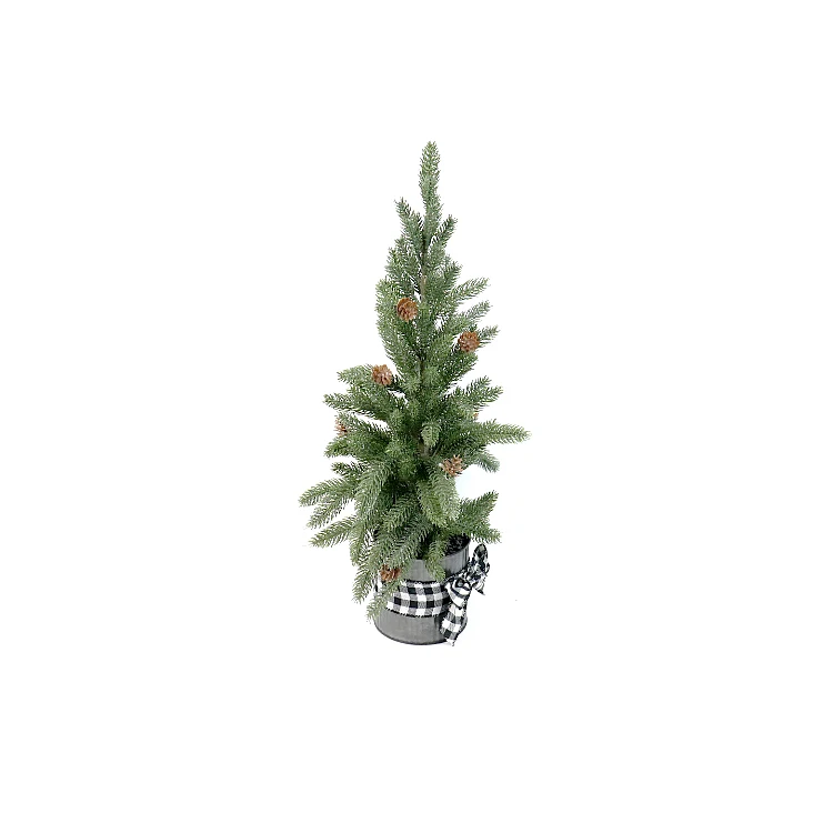 Mini Artificial Christmas Trees Mini Tabletop Christmas Tree Artificial Small Tiny Pine Tree for Xmas Holiday Room Tabletop