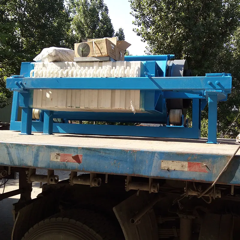 Industrial frame filter press used in wastewater treatment plant