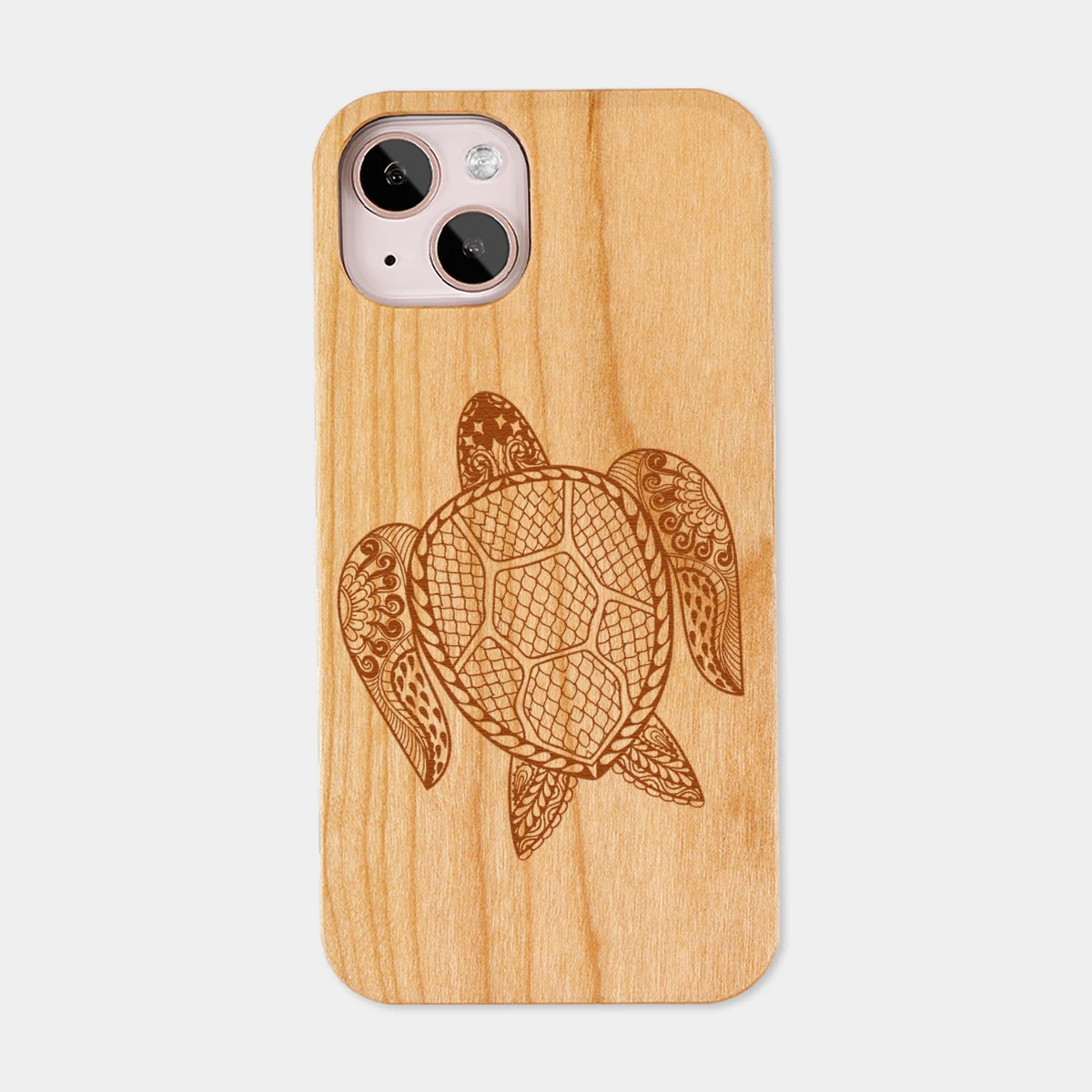 Free Logo In Stock Wooden Cellphone Case Engraved Custom Logo Wood Mobile Covers For iPhone 14 15